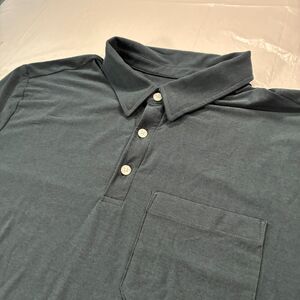Rhone WFH Polo Shirt Black Men’s XL Gray Short Sleeve Performance Lightweight